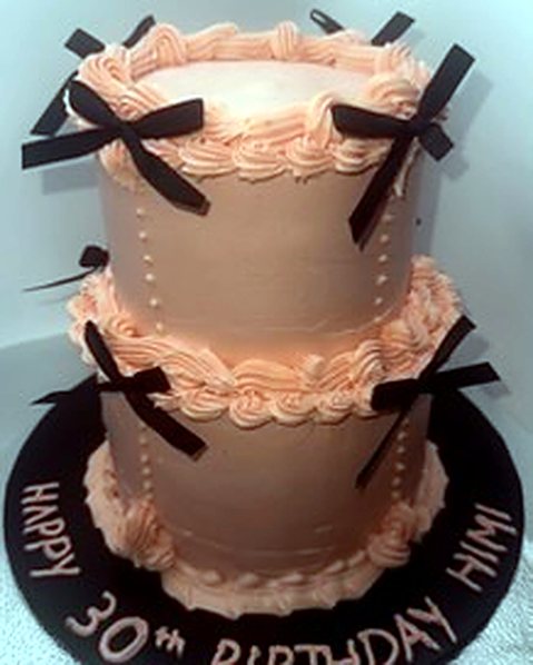 30th birthday two-tier